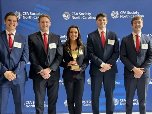 From left to right: Brenden Wortman, Carson Beane, Keira Andrews, Jack Parquette, Davis Pharr